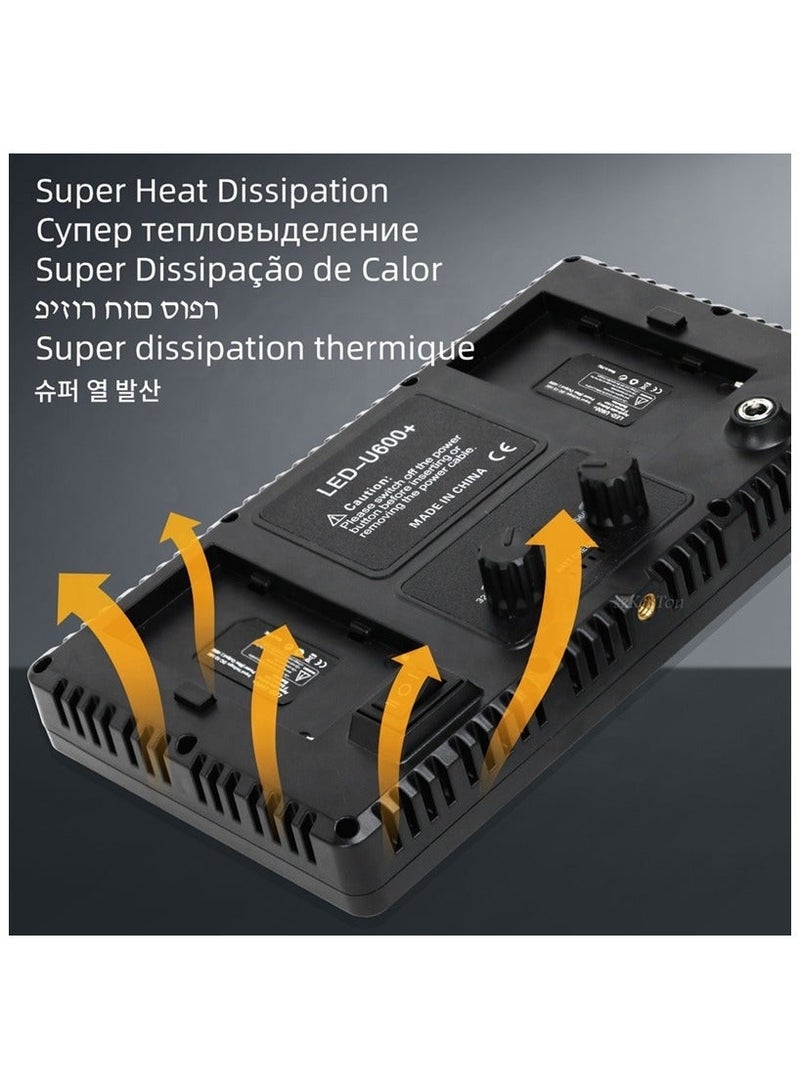 Professional LED 600 Flat Light   Perfect for Photography  Beauty  Selfie & Streaming - Image 4